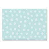 Graffiti Blue Baby shower Advice Card voor mam Kaart (Achterkant)