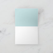 Graffiti Blue Baby Shower Thank You Card Bedankkaart (Binnen)