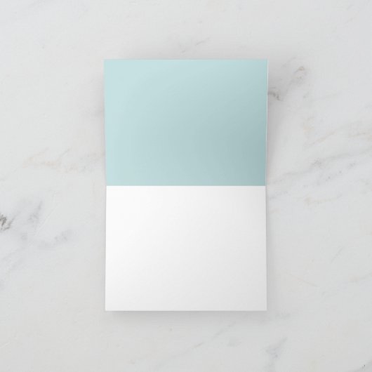 Graffiti Blue Baby Shower Thank You Card Bedankkaart (Binnen)