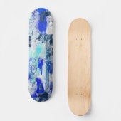 Graffiti Blue Skateboard (Voorkant)