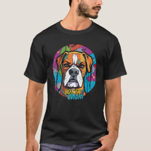 Graffiti Bokser Muurschildering Street Art Boxer T-shirt