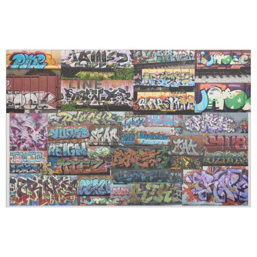 Graffiti-bom Stof (Yard (91,4 cm))