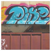 Graffiti-bom Stof (Swatch)