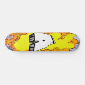 GRAFFITI BOMBING SKATEBOARD CUSTOM ABC INITIALEN (Horizontaal)