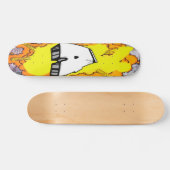GRAFFITI BOMBING SKATEBOARD CUSTOM ABC INITIALEN (Horizontaal)