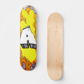 GRAFFITI BOMBING SKATEBOARD CUSTOM ABC INITIALEN (Voorkant)