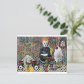 Graffiti Boy Briefkaart (Staand voorkant)