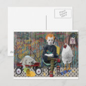 Graffiti Boy Briefkaart (Voorkant / Achterkant)