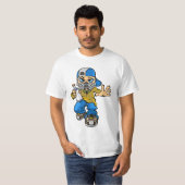 Graffiti boy & Mask T-shirt (Voorkant volledig)
