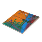 Graffiti Brick Tegeltje (Zijkant)