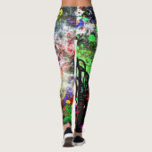 Graffiti Brick Wall Leggings (Achterkant)