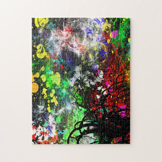 Graffiti Brick Wall Legpuzzel (Verticaal)