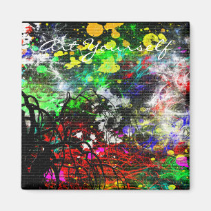 Graffiti Brick Wall Magneet