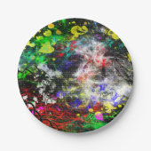 Graffiti Brick Wall Papieren Bordje (Voorkant)