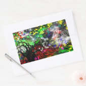 Graffiti Brick Wall Rechthoekige Sticker (Envelop)