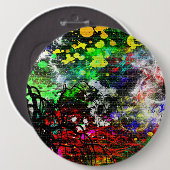 Graffiti Brick Wall Ronde Button 6,0 Cm (Voorkant /achterkant)