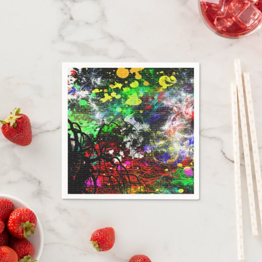 Graffiti Brick Wall Servetten (Insitu)