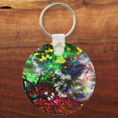 Graffiti Brick Wall Sleutelhanger (Voorkant)