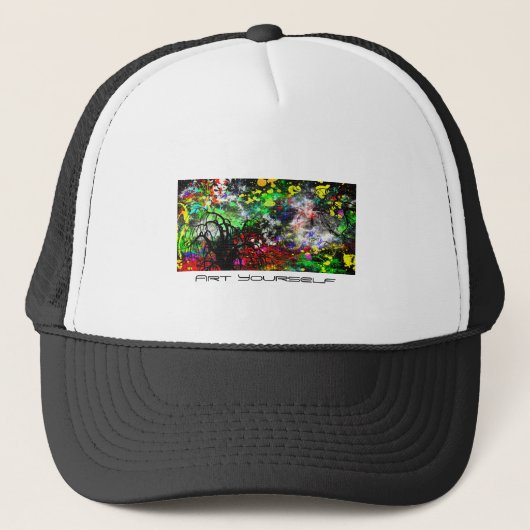 Graffiti Brick Wall Trucker Pet (Voorkant)