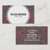 Graffiti Brick Wall Visitekaartjes (Voorkant / Achterkant)