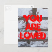 Graffiti Bricks Briefkaart (Voorkant / Achterkant)