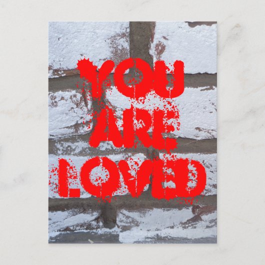 Graffiti Bricks Briefkaart (Voorkant)