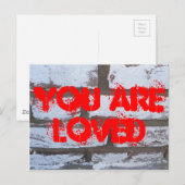 Graffiti Bricks Briefkaart (Voorkant / Achterkant)