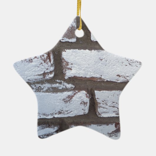 Graffiti Bricks Keramisch Ornament (Achterkant)