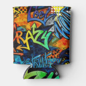 Graffiti Bricks: Urban Abstract Blikjeskoeler (Voorkant)