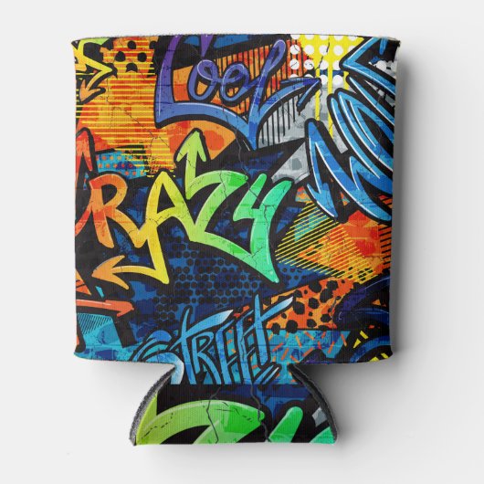 Graffiti Bricks: Urban Abstract Blikjeskoeler (Voorkant)