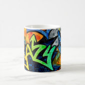 Graffiti Bricks: Urban Abstract Koffiemok (Center)