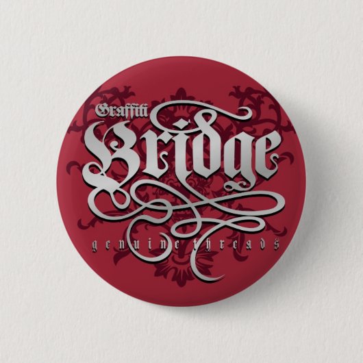 Graffiti Bridge Genuine Threads Ronde Button 5,7 Cm (Voorkant)