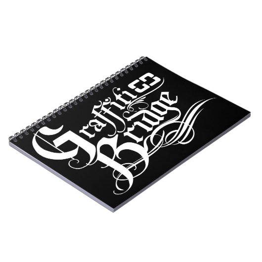 Graffiti Bridge-laptop Notitieboek (Linkerzijde)