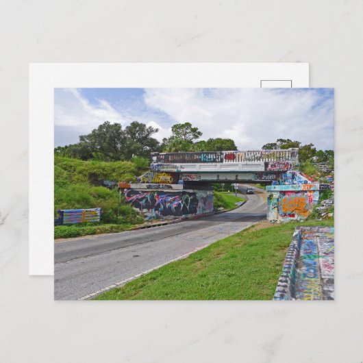 Graffiti Bridge Pensacola Florida Briefkaart (Voorkant / Achterkant)