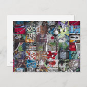 Graffiti Briefkaart (Voorkant / Achterkant)
