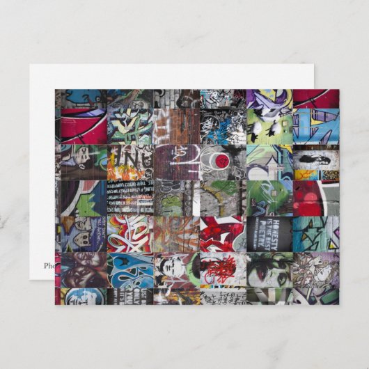 Graffiti Briefkaart (Voorkant / Achterkant)