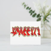 Graffiti Briefkaart (Staand voorkant)