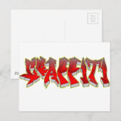 Graffiti Briefkaart (Voorkant / Achterkant)