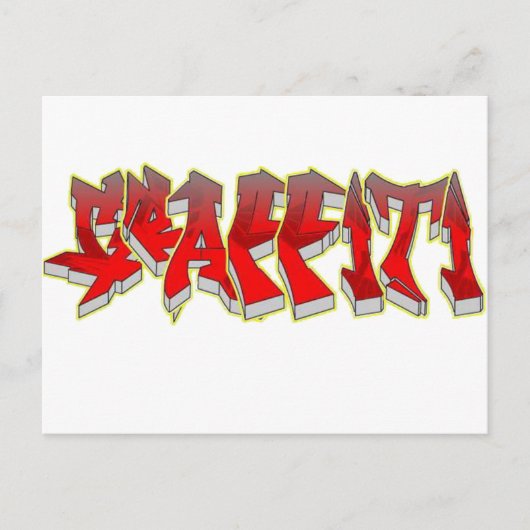 Graffiti Briefkaart (Voorkant)