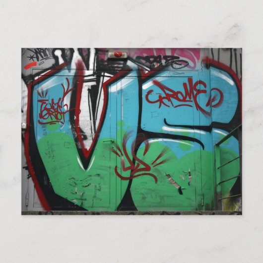 Graffiti Briefkaart (Voorkant)