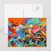 Graffiti Briefkaart (Voorkant / Achterkant)