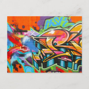 Graffiti Briefkaart