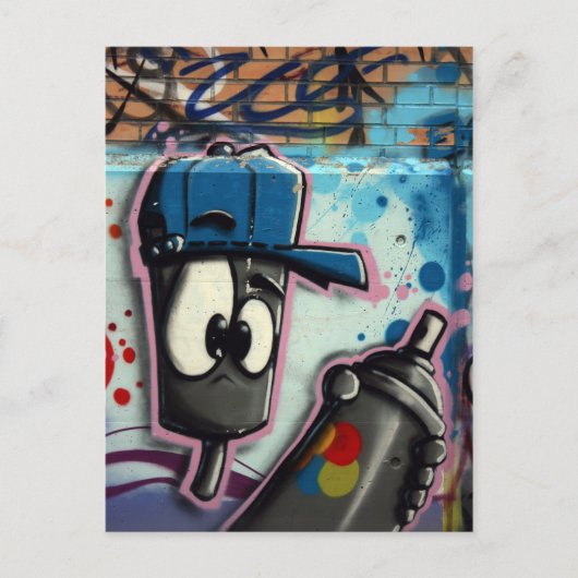 Graffiti Briefkaart (Voorkant)