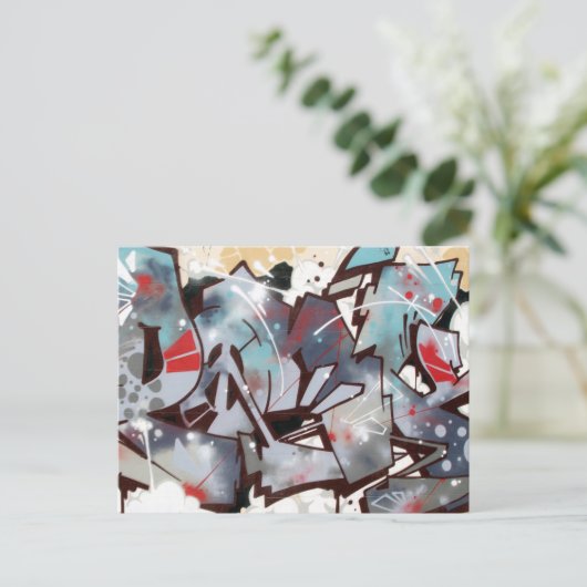 Graffiti Briefkaart (Staand voorkant)