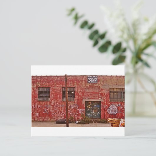 Graffiti - Brooklyn NYC Briefkaart (Staand voorkant)