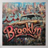 Graffiti Brooklyn Poster (Voorkant)