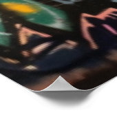 Graffiti Brooklyn Poster (Hoek)