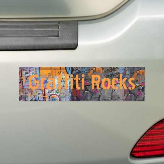 graffiti bumpersticker (Op auto)