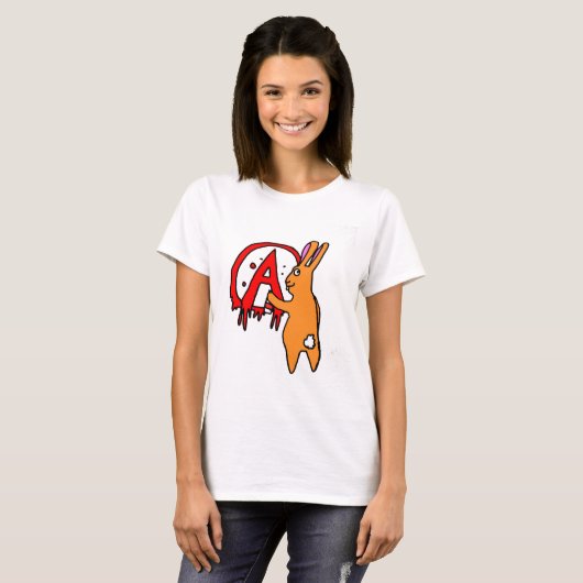 Graffiti Bunny T-shirt (Voorkant volledig)