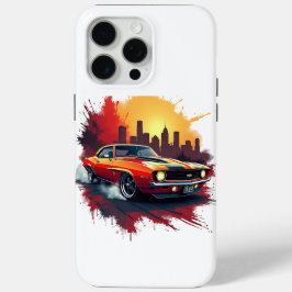 Graffiti Burnout Spierauto Hoestelcase iPhone 15 Pro Max Hoesje